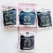 4x Vital Source Nutrition Premium Feminine Balance Gummies 240 Total Gummies