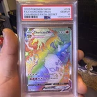 2020 Pokémon Charizard VMAX Rainbow Rare 074/073 Champion’s Path PSA 10