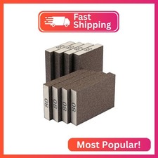 8 Pack Sanding Sponge Block, Wet Dry Sandpaper Sand Paper for Drywall Wood