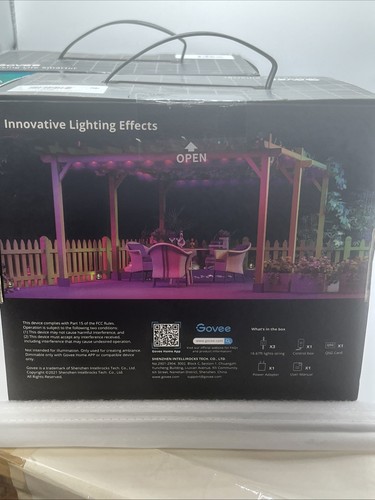 Govee LED Permanente Außenleuchten Smart RGBIC 50 Fuß Lichter X 2 Packungen Neu 100 Fuß - Bild 5 von 5