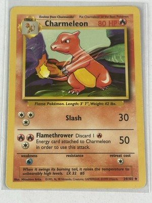 Charmeleon 024/102 Base Set Regular