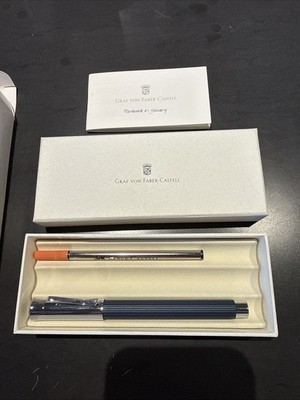 Graf von Faber Castell Midnight Blue Tamitio Ballpoint Pen NEW