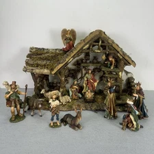 Department 56 The Inn Nativity Scene Set Of 15 RARE Complete In Box EUC