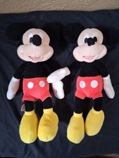 Disney Mickey Mouse 10-inch Plush Toy LOT OF 2 Disney