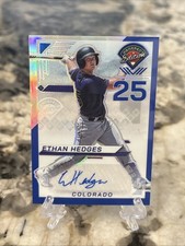 2025 Prospect Edition Baseball  Ethan Hedges Blue Autograph 71/149!!-Rockies