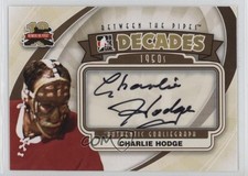 2011 ITG Between the Pipes Authentic Goaliegraph Charlie Hodge #A-CH Auto 11jd