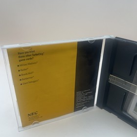 Gunboat TurboGrafx-16, 1992, Original Case, Manual, Game