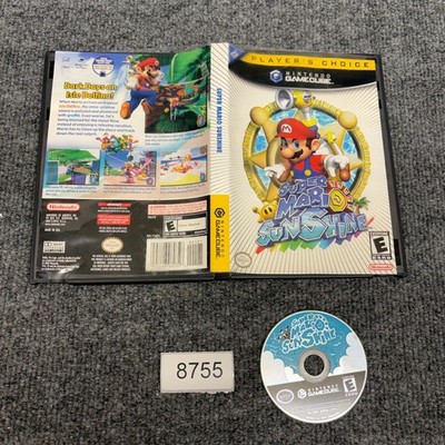 Super Mario Sunshine [Player's Choice] Gamecube Original Case Art VGC Tested