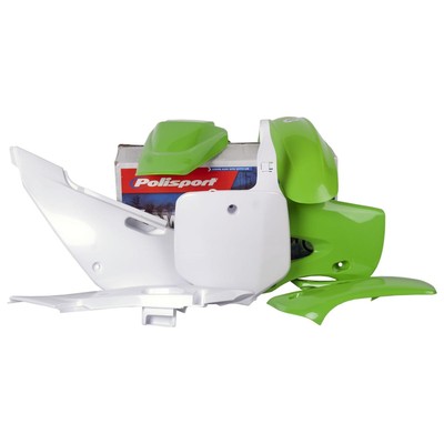 SATZ FÜR KAWASAKI KLX 110 '02-'09 KUNSTSTOFFE INKLUSIVE FRONTPLATTE (8661500010)