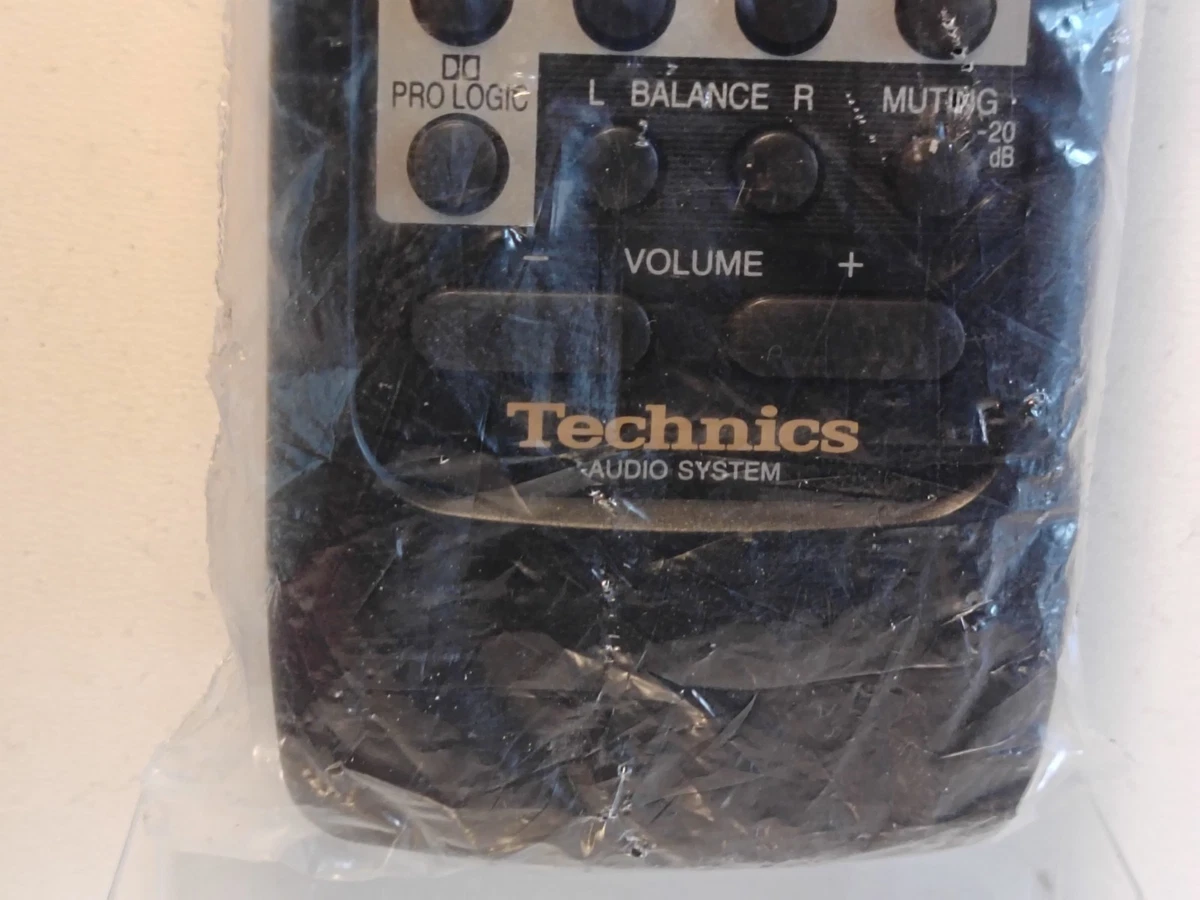 Sistema de audio Technics original vintage control remoto RAK-CH201WH sellado