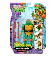Teenage Mutant Ninja Turtles Michaelangelo Mutations Transform Pet To Ninja TMNT