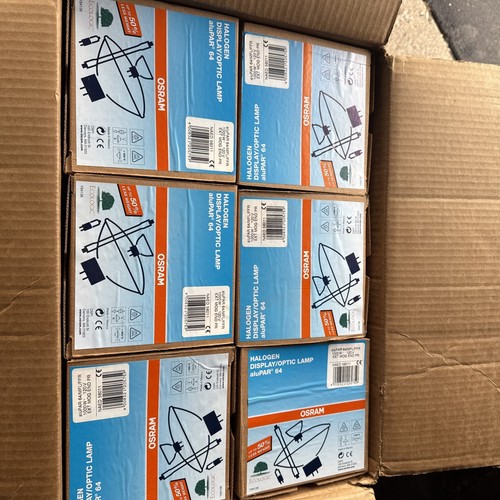 6x BNIB Osram aluPAR 64 Lamp Series PIA Halogen Display/Optic (1000W/120V) 56011
