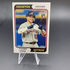 Yainer Diaz 2023 Topps Heritage Rookie # 262