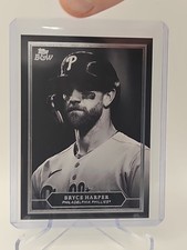 2025 Topps Black & White - Prized Portraits Bryce Harper #PP4