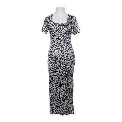 Maxikleid, Größe: S, Mehrfarbig, Elasthan/Polyester, Leopard, Damen #dse