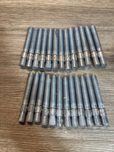 Lot Of 25 redhead 1/2" x 3-3/4" wedge anchor Anchors Only See Notes