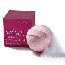 Avon VELVET PERFUME BATH BOMB  NEW IN BOX SMELLS GREAT NEXT DAY FAST SHIPPING