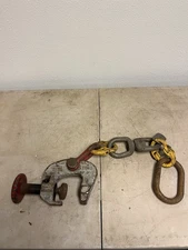 Lifting clamp CAMPBELL/MERRILL SAC 3, 3 ton, 0 - 2" With Extra Chain!