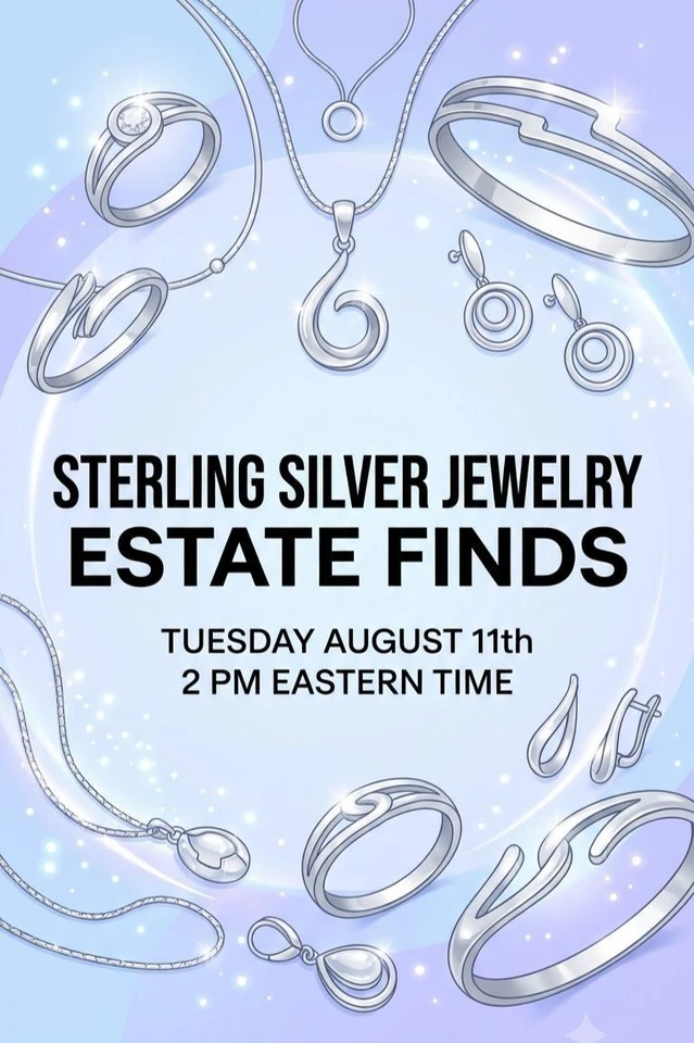 Vintage Sterling Silver Jewelry Estate Finds