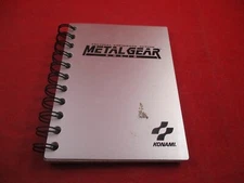 Metal Gear Solid Playstation 1 PS1 Konami Promotional Notebook w/ Artwork!