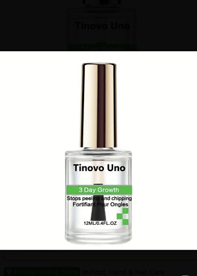 Tinovo Uno Nail Strengthening Oil, 0.41 oz - Fragrance Free, Enriched