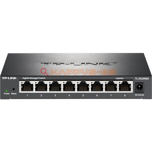 1PC New TP-Link TL-SG2008D 8-Port 1000Mbps Gigabit Ethernet Smart Switch - Picture 2 of 4