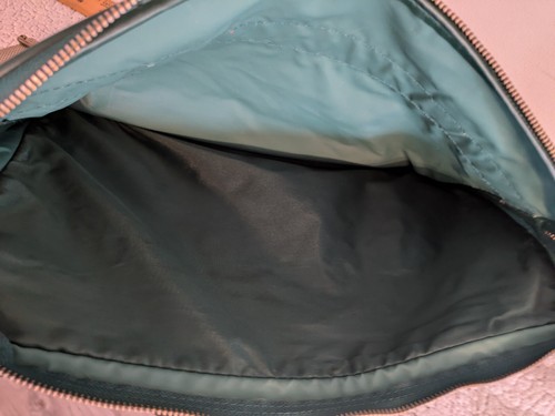 Vintage Jaguar Green and Brown Leather Small/Medium Overnight Duffle Bag - Picture 13 of 13