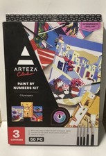 Paint by Numbers - Canvas City Scapes - Intermediate Level Kit 3 - Arteza New