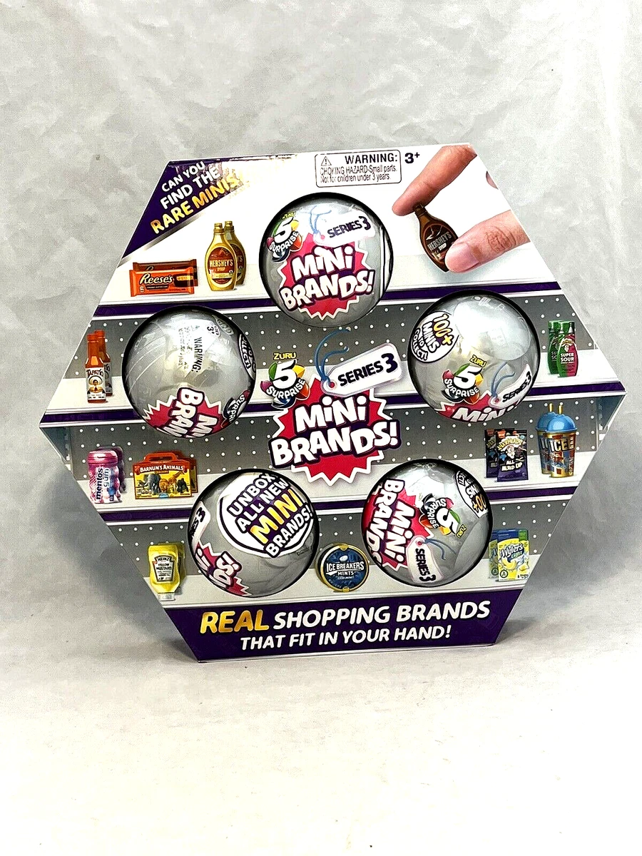 Series 3 ZURU 5 Surprise MINI Brands Five Ball Pack All still Sealed in Box