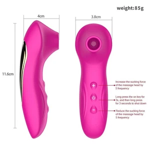 Sucking Vibrator 10-Speed G-spot  Massager Dildo Clit Sucker Women Sex Toys - Picture 6 of 28