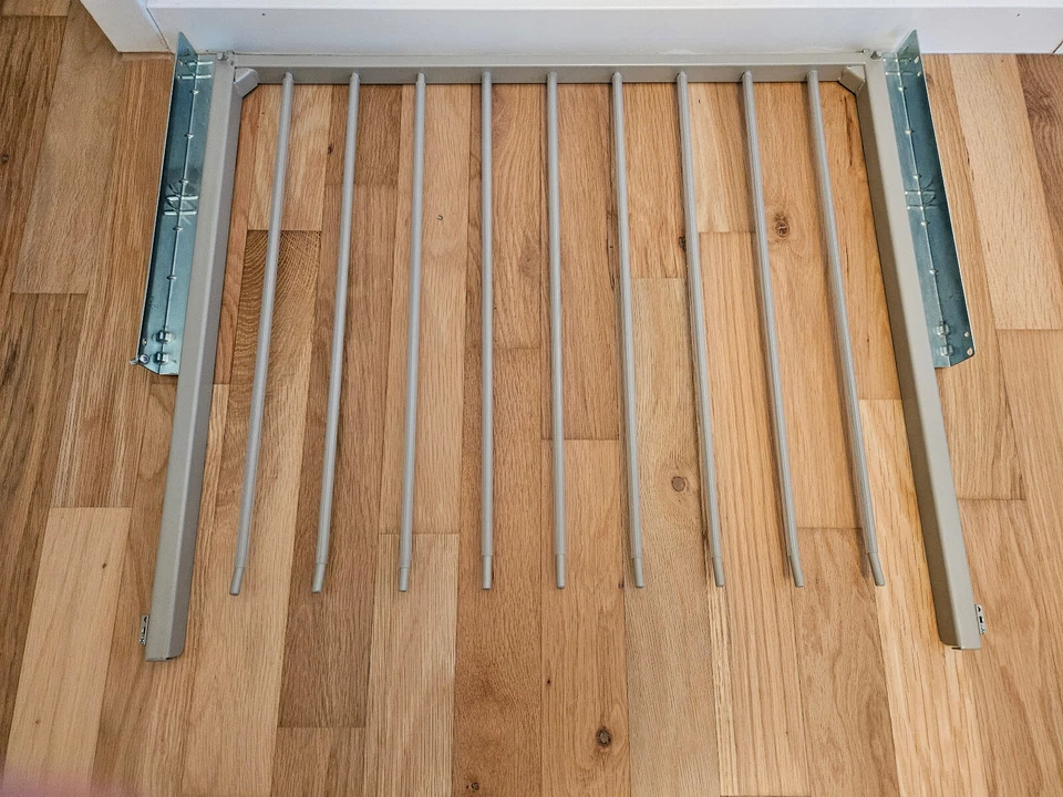 IKEA Komplement Hosenaufhängung 75x58 mit Schienen ausziehbar für PAX Schränke