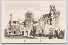Entrance Casa Loma Toronto Canada Airmaps Limited Exterior RPPC Postcard