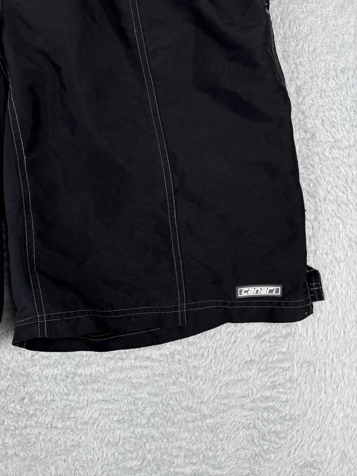 Велосипедные шорты Canari для взрослых очень большие черные стиль багажника с подкладкой нейлоновая подкладка для горного велосипеда - Изображение 2 из 4