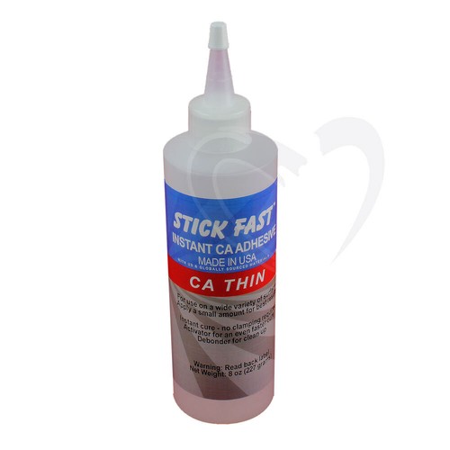 Stick Fast 8 oz Thin CA Cyanoacrylate Adhesive Super Glue 60