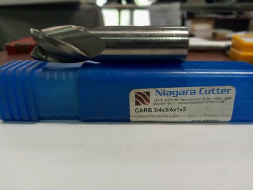 Niagra Cutter N85664 3/4", 1" LOC, 3/4" Shank Diam, 3" OAL, 4 Flute, Carbide - Picture 2 of 2