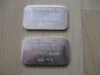 Rare 2 x Western Mint Inc 1 oz 999 Silver Bar - Consecutive Serial Low Mintage