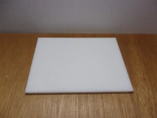 1/4" Thick X 6" X 8" UHMW PE Polyethylene Flat Plate Sheet Stock White
