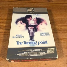 The Turning Point VHS VCR Video Tape Used Anne Bancroft Slide Box 1982 RARE