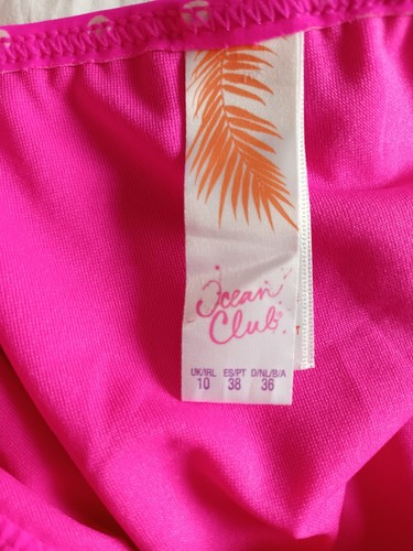 Boux Avenue/Ocean Club UK 32E/10 Purple/Pink Mix U/W Boost Padded Bikini Set - Picture 3 of 6