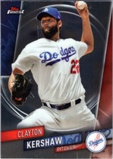 2019 Finest #23 Clayton Kershaw Los Angeles Dodgers