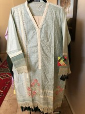 Beautiful Dhanak Embroidered Shirt with dupatta and trouser