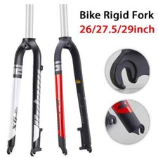 Forcella rigida leggera mountain bike 26/27,5/29 pollici tubo dritto 28,6 mm opaco