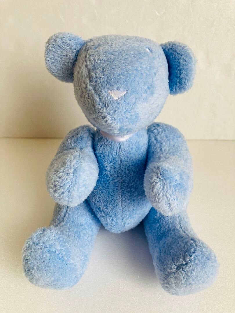 GUCCI GG Canvas Teddy Bear Plush Toy 2pcs Set Italy Made Mint