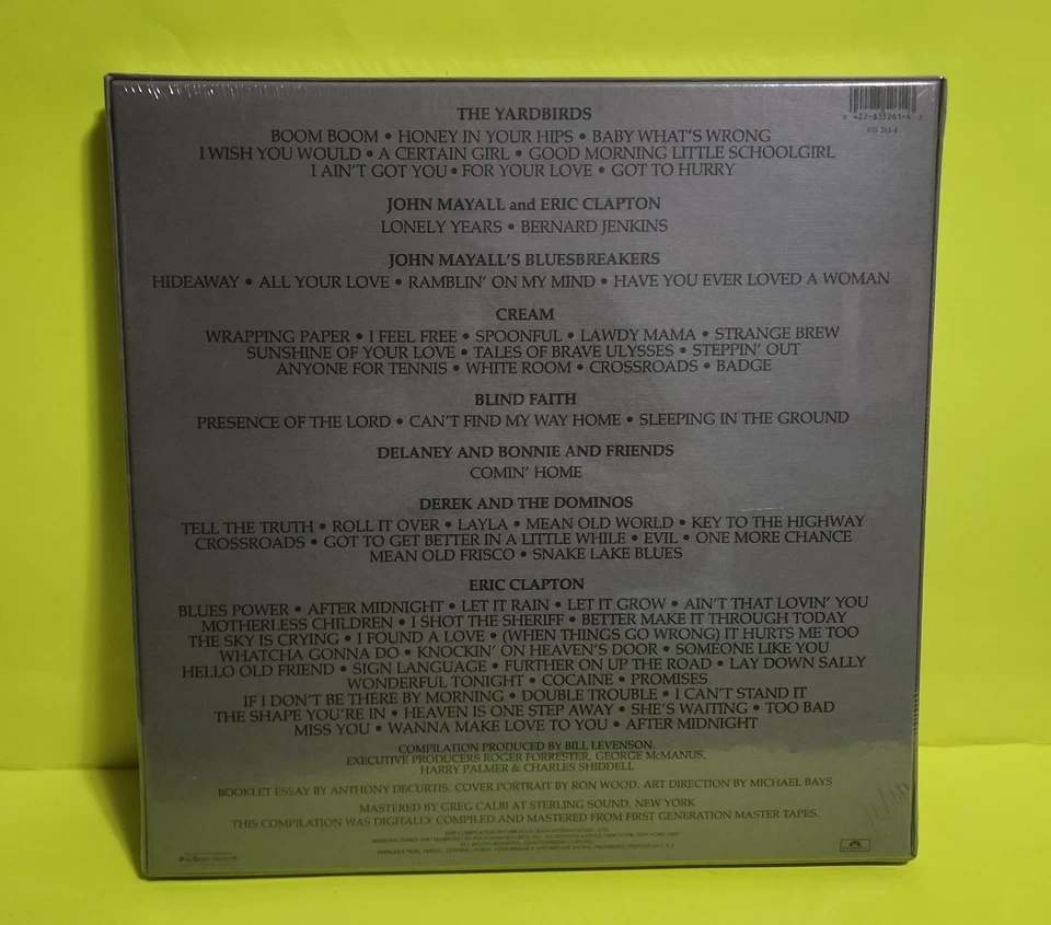 Eric Clapton - Crossroads / Sealed Box Set.  - 1988 - 835 261-4 New - Sealed - C - Image 2 of 2