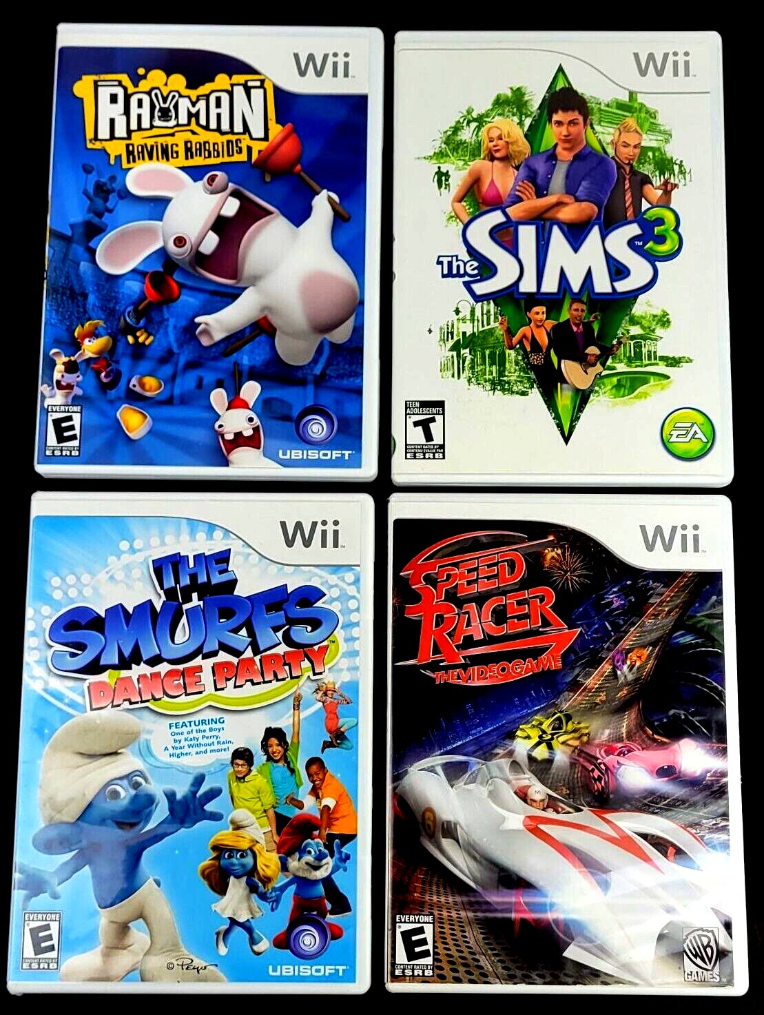 Game Bundle - WII U - Raymand Legends, Nintendo Land, Guitar Hero Live, The  Smurfs 2, Sonic Boom - Video Games, Facebook Marketplace