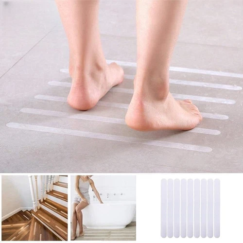 24x Anti Slip Bath Stickers Tape Grip Non Slip Shower Strips Pad Floor Bathtub