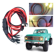 Axial SCX24 Headlights Bumper Lights Chevy C10 Fog Light 1/24 Scale Crawler RC