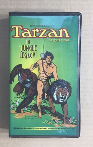 Tarzan in Jungle Legacy ~ Old Time Radio Shows ~ Adventures in Cassettes - Afbeelding 1 van 4