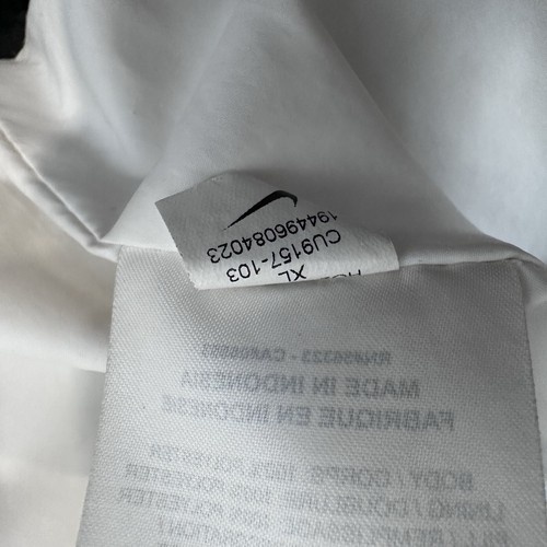 Nike Sportswear Jacket White Grey Navy CU9157 103 Kids Teens Y2K Winter Coat - Picture 18 of 18