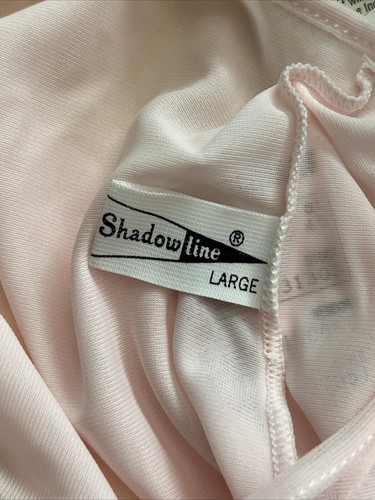 Neu mit Etikett Shadowline Intim ärmellos rosa Midi Nachthemd Blumen bestickt Borte - Bild 13 von 14